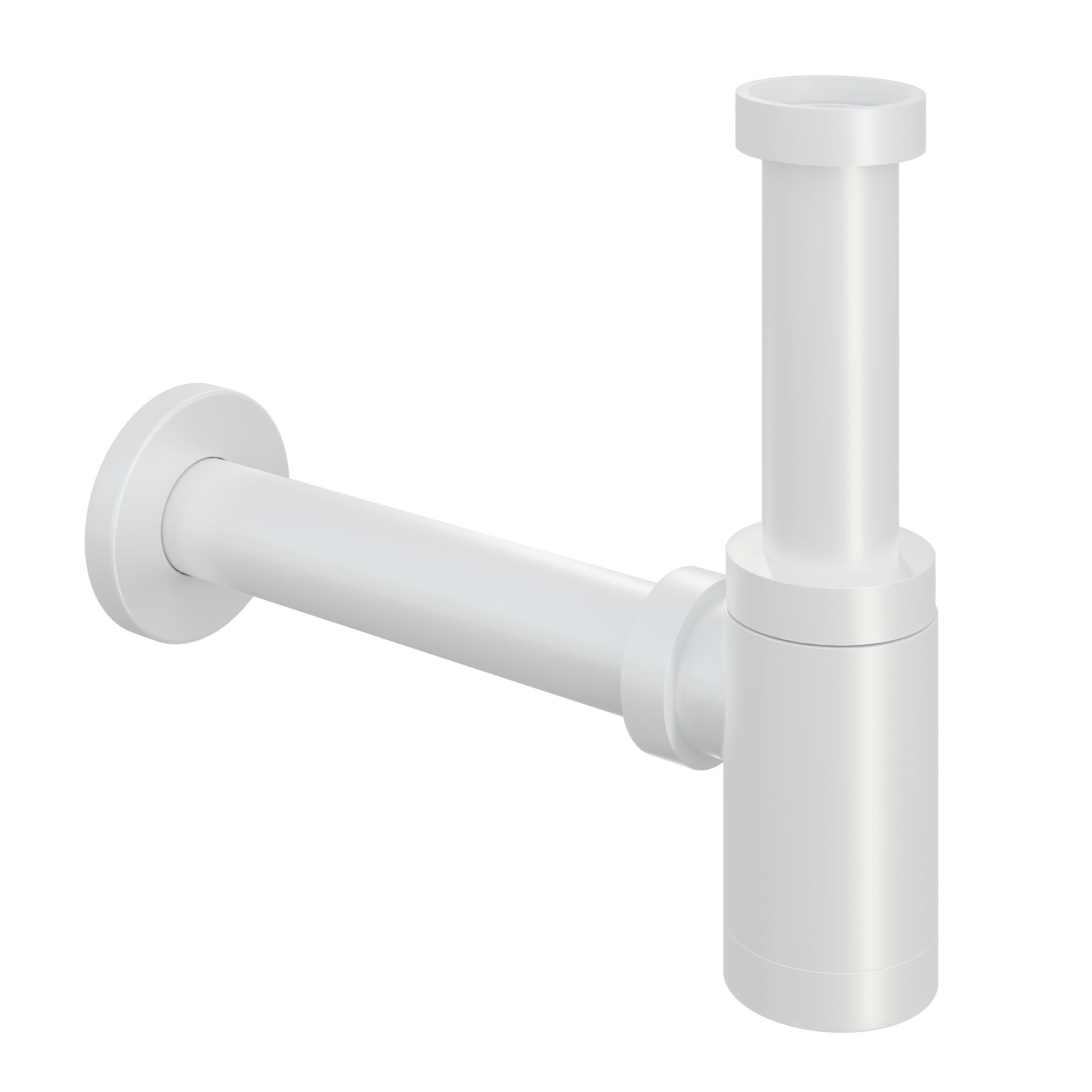 Hotbath Cobber P034 fonteinsifon rond - Mat Wit