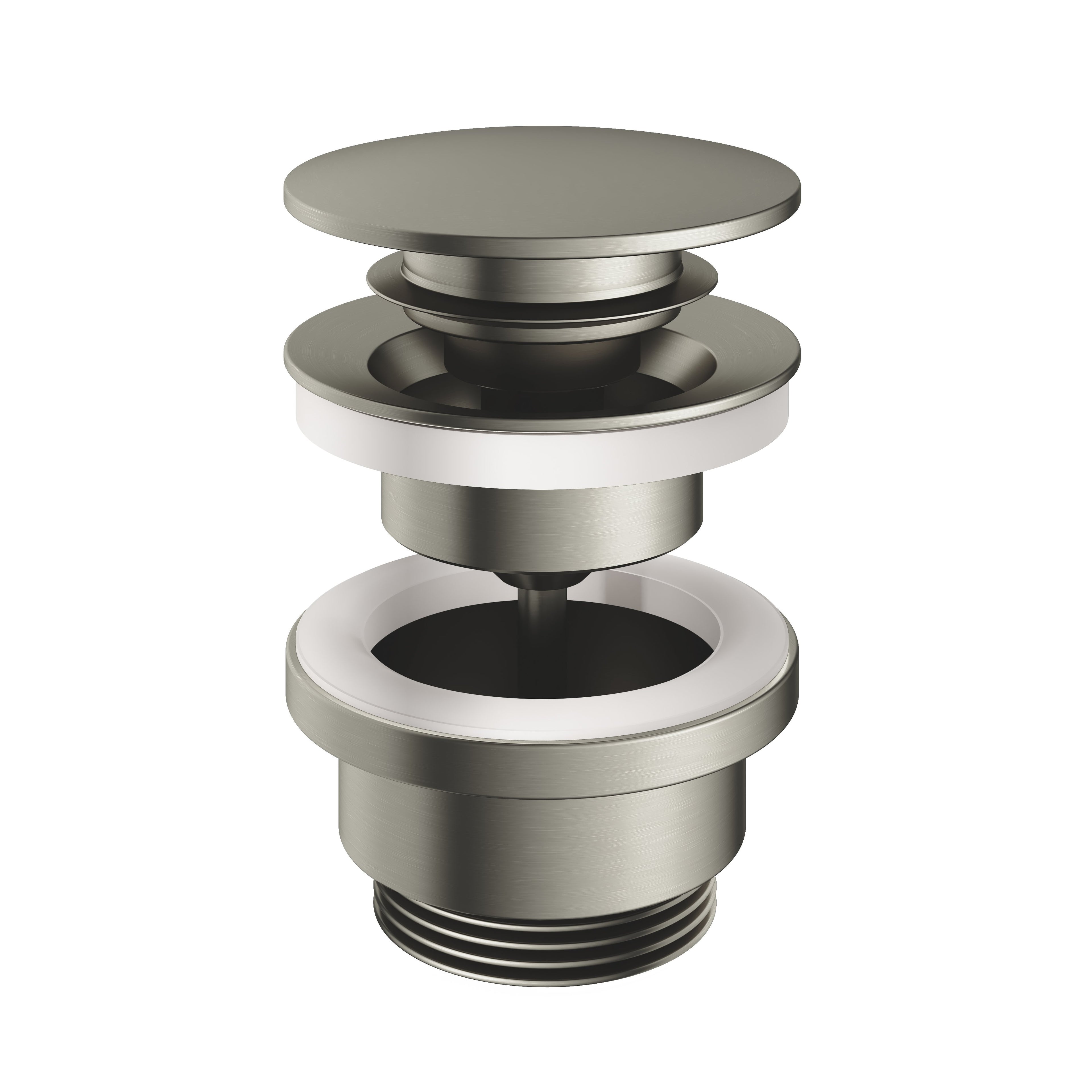 Hotbath Cobber P710 klikplug - Geborsteld Nikkel