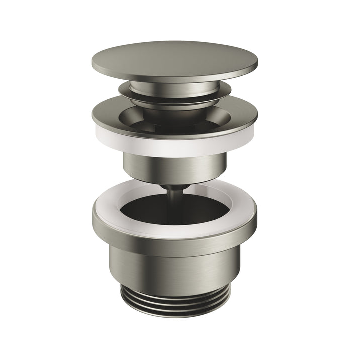 Hotbath Cobber P710 klikplug - Geborsteld Nikkel