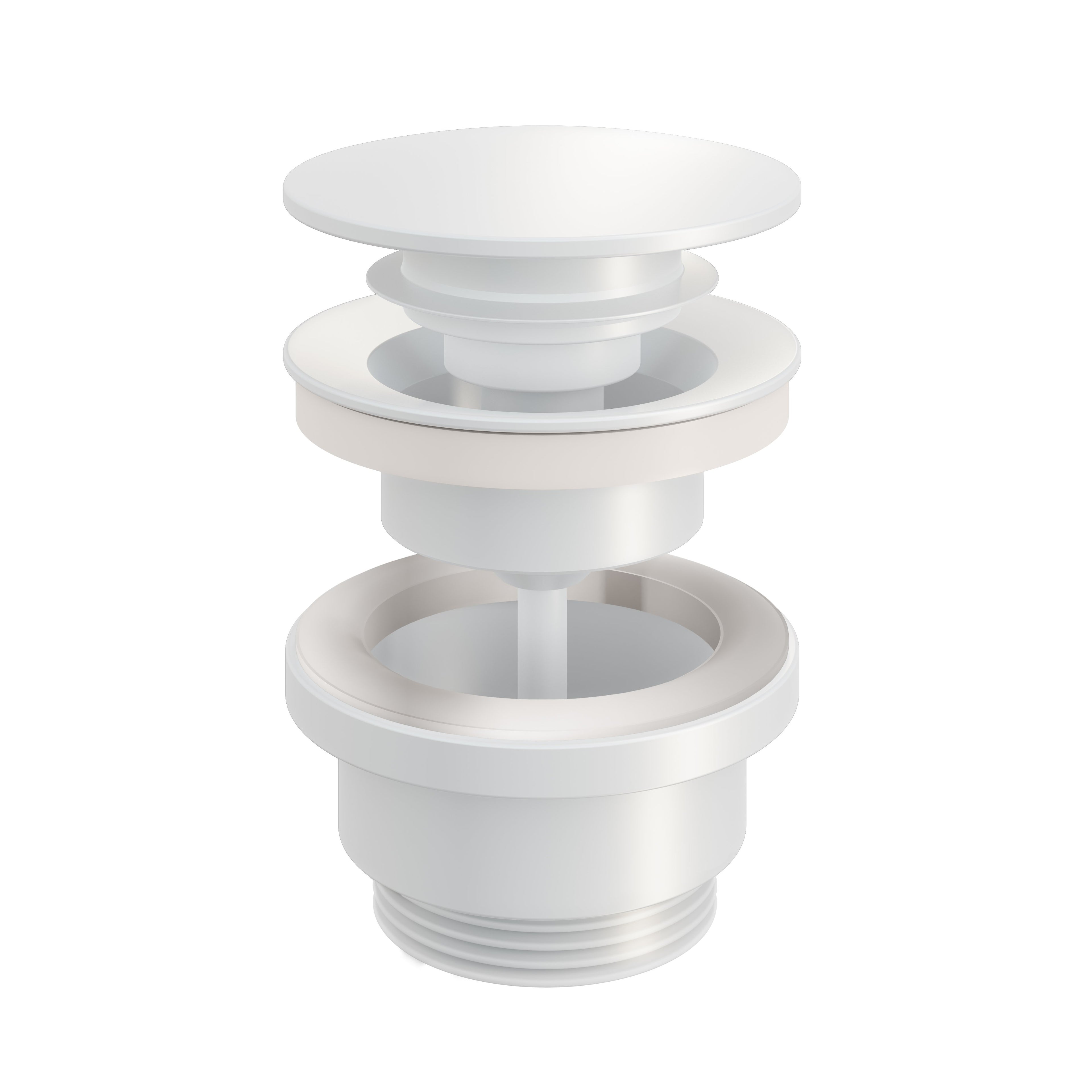 Hotbath Cobber P710 klikplug - Mat Wit