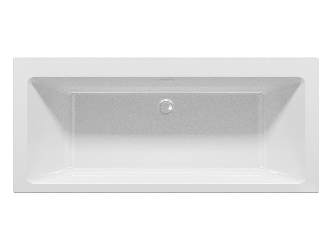 Riho Rethink Cubic Wall Acryl Bad 180X80cm - Mat Wit