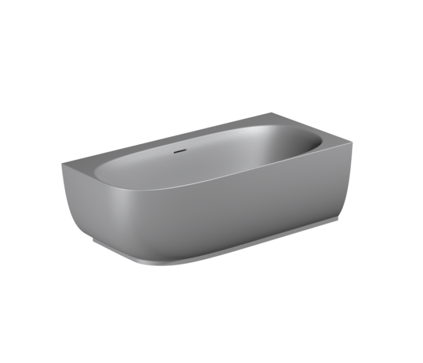 Riho Phatos halfvrijstaand bad 170x80cm - hoek links - stone grey