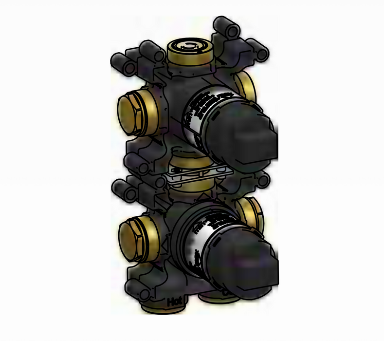 Hotbath HBAC009 inbouwdeel