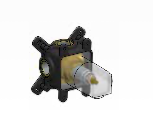 Hotbath HBCB7083 inbouwdeel