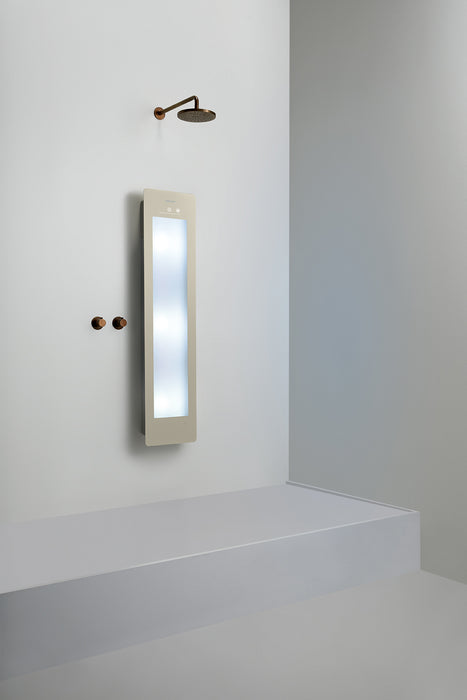 Sunshower Round Plus - Medium - Opbouw - Sand White